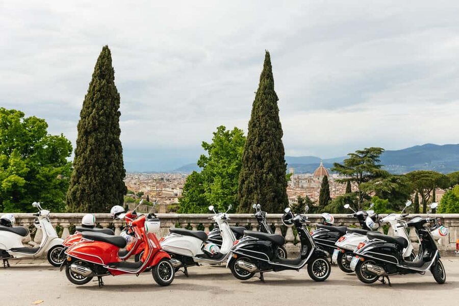 From Florence: Tuscan Countryside Vespa Tour with Tastings - Photo Stops That Fit the Scenery, and How Turns on a Vespa Work