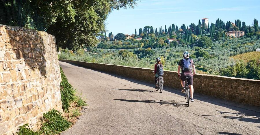 From Florence: Tuscan Hills Biking with Farm Tour and Lunch - Entering the Day: Florence meeting point, bikes, and safety basics