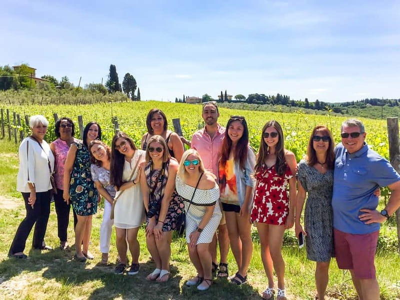 From Florence: Tuscany Wine & Food Tour with Guide - Winery Stop One: Organic Vines, Cellar Walk, and the Core Tastings