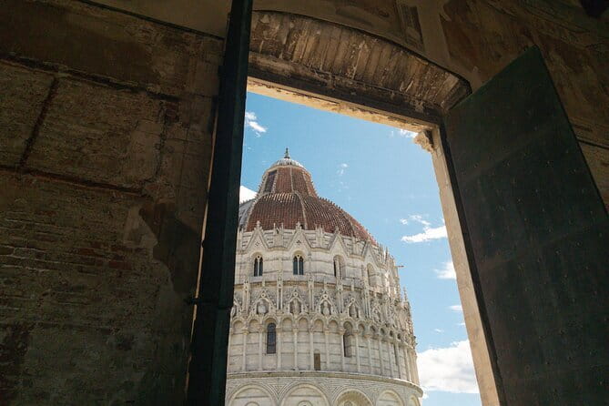 Full-Day Private Pisa and Lucca Tour with optional Leaning Tower - Piazza dei Miracoli: Cathedral, Baptistry, Cemetery, and the famous square glow