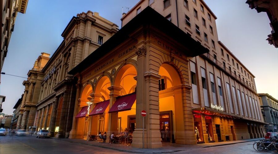 Hard Rock Cafe Florence with Set Menu for Lunch or Dinner - Hard Rock Cafe Florence in the Gambrinus Cinema building