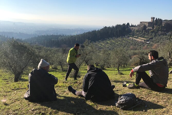 Hiking Florence Tuscany hills with lunch & wine - Fattoria di Maiano lunch: farm table flavor with wine