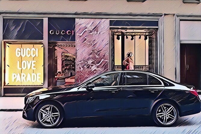 Hire a driver for The Mall Outlet - Limousine Service Florence - Florence pickup and drop-off: door to door beats buses and transfers