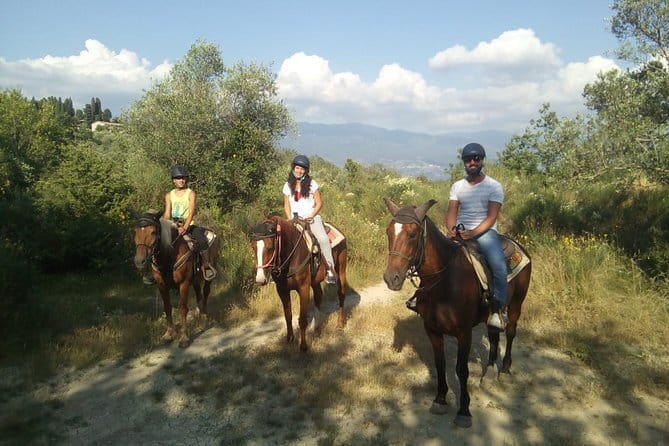 Horse ride, Olive Oil and local foods tasting in a Tuscan farm - The Reggello olive estate visit: manor, cellars, and presses