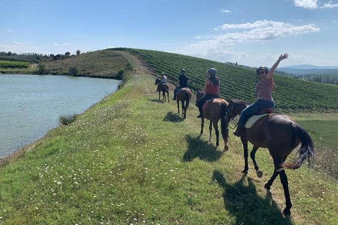 Horseback Ride in S.Gimignano with Tuscan Lunch Chianti Tasting - The ride: helmets on, cameras ready, and a countryside route that may change