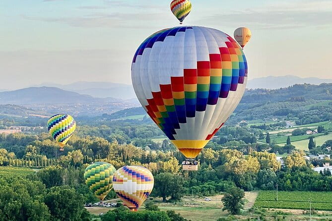 Hot Air Balloon ride in Tuscany countryside from Chianti - Why Chianti from near Florence is such a smart match