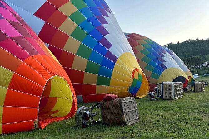 Hot Air Balloon ride in Tuscany countryside from Chianti - The sunrise morning routine, and what “3 hours approx.” really means