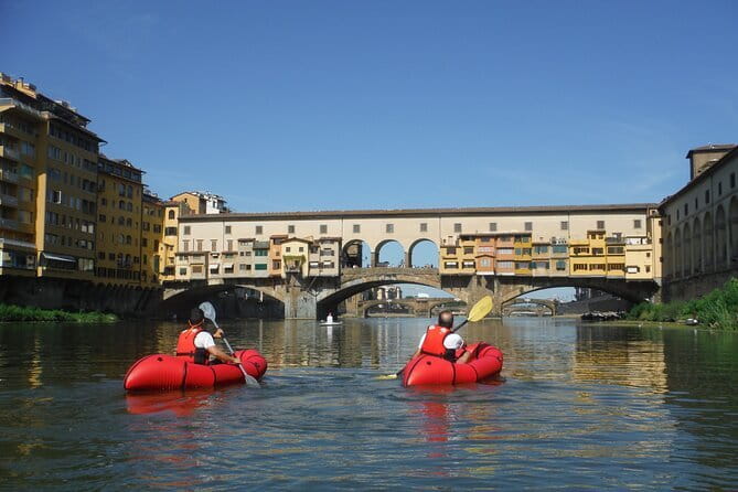 Kayaking on the Arno River in Florence under the Pontevecchio Arcade - Quick Hits Before You Go