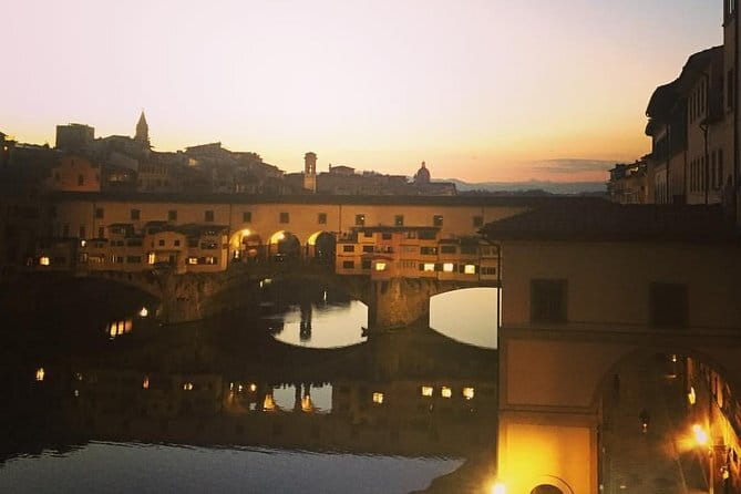 Kid-Friendly Florence Tour by Night with Gelato & Pizza - Ponte Vecchio crossing: seeing Florence from the other side