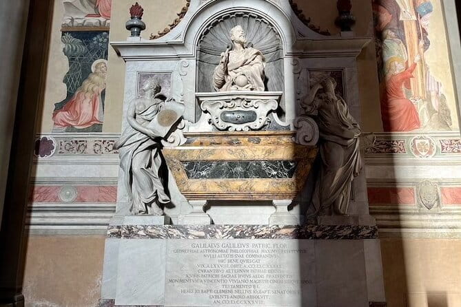 Michelangelo, Machiavelli & Galileo Tombs Exclusive Guided Tour - The tomb route: Michelangelo, Machiavelli, and Galileo inside Santa Croce