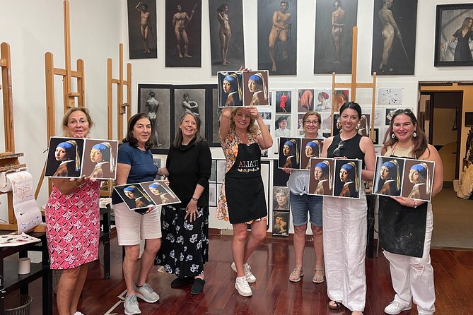 Oil Painting Class in Florence - What about the studio culture: Laura, Frank, and Leo