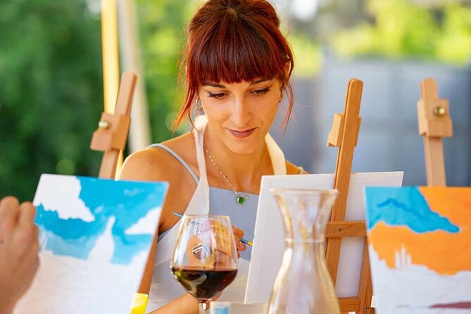 Paint And Drink Florentine Hills Art at La Birr'aia in Marignolle - Key points to know before you go