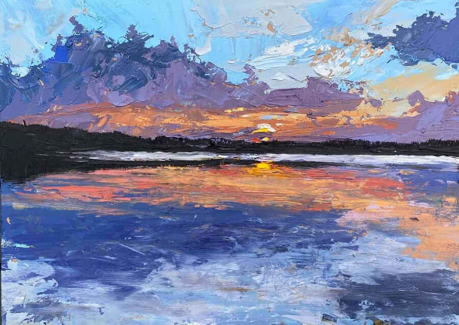 Palette Knife Painting Class Florence - Palette knife painting is more than art school fun