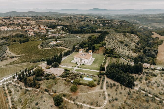 Private Chianti Safari: Off Road Tuscany Wine Tour with Lunch from Florence - Villa le Corti cellars, olive mill tunnels, and salumi paired with three wines