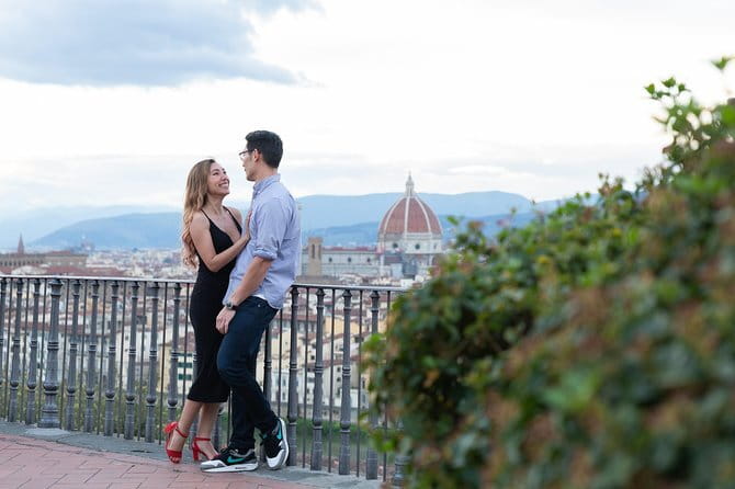 Private Photographer in Florence - Piazzale Michelangelo: sweeping views and easy portrait light