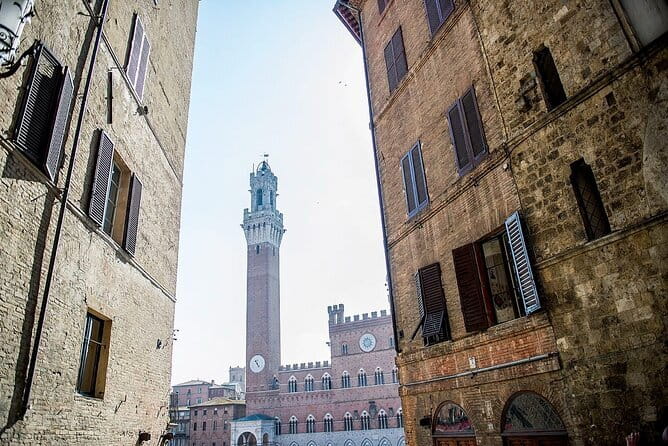 Private Siena San Gimignano Tour from Florence with Winery Lunch - Siena on your feet: cathedral art, contrade identity, and city squares