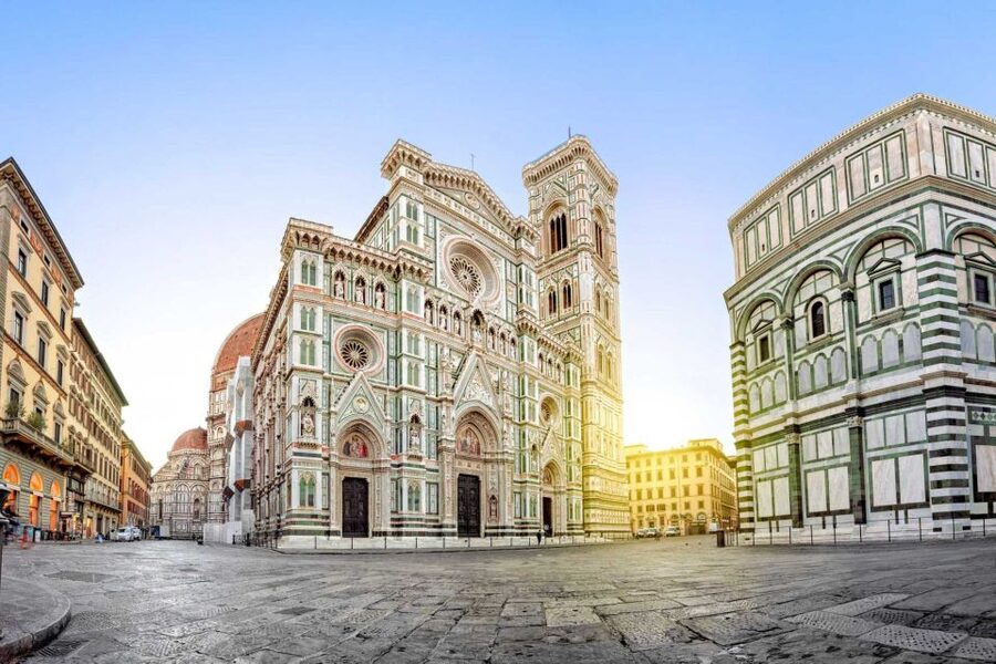 Private Tour of Florence Cathedral, Bell Tower & Baptistery - Piazza del Duomo views: what you see outside, depending on your option