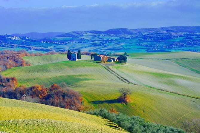 Private Tour: Orcia Valley to Montalcino and Montepulciano with Brunello Wine Tasting - Piazza Grande in Montepulciano for Nobile di Montepulciano Views