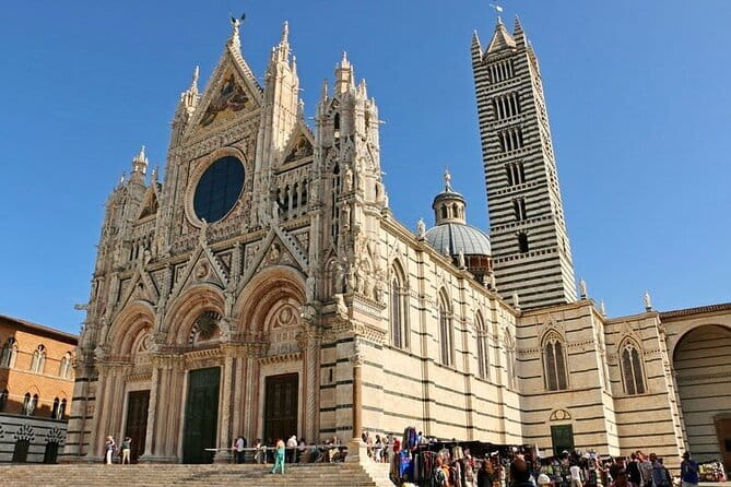 Private tour Siena, San Gimignano and Monteriggioni, lunch in the cellar - Siena at San Domenico, Gothic grandeur and a major relic