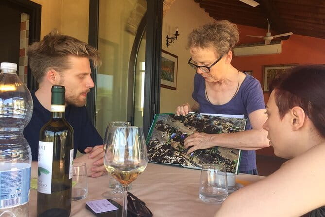 San Gimignano, Saffron and Vernaccia Wine from Florence - Monteriggioni fortress walls and the Via Francigena story