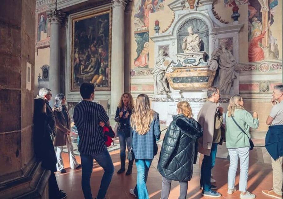 Santa Croce Church Guided Tour in Florence - The monumental cemetery and restored flood-damaged paintings