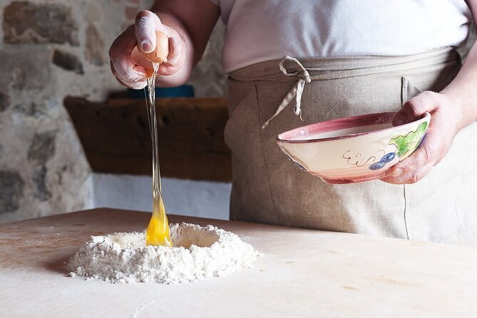 Small Group Pasta Making Class Wine Tasting in a Tuscan Castle - Lunch and wine pairing: three pours, one meal you made