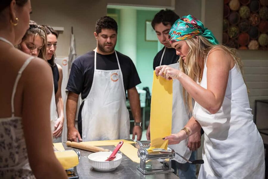 Tuscan Cooking Course with Florence Central Market Visit - The best part: you eat what you made, plus Tuscan wine