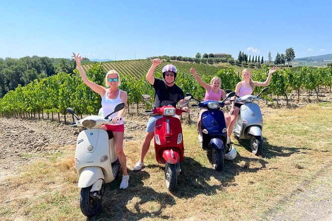 Tuscany Sunset Vespa tour with Dinner at a Chianti Winery - Key Highlights