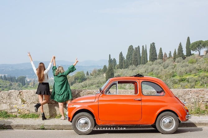 Vintage Fiat 500 Wine Tour and Tuscan Lunch at Farm in Chianti - The Florence Meeting Point at 12:30: Simple Start, No Hotel Pickup