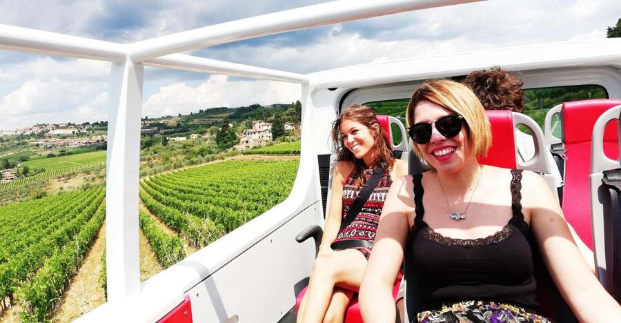 Wine Tour in Open Top Van - Chianti Hills Lunch and Second Winery Pairings